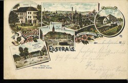 Deutsches Reich, Ansichtskarte Gruss aus Elstra i. S., ...