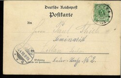 Deutsches Reich, Ansichtskarte Gruss aus Elstra i. S., ...