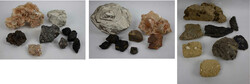 Lot Mineralien und Versteinerungen aus AuflösungAutomatically ...