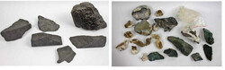 Lot Mineralien aus AuflösungAutomatically generated translation:Lot ...