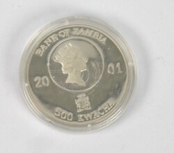 Zambia 500, Kwacha 2001 Silbermünze "World Champion 1954" ...