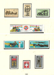 Dickes Dublettenalbum DDR 1985/86 postfrisch mit einer unmenge an ...