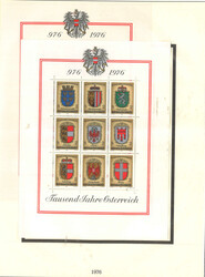 Dicker T-Lindner Album Österreich 1977-1994 in postfrisches und ...