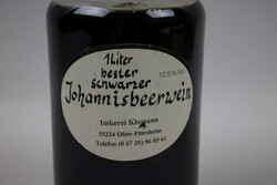 1 Liter bester schwarzer Johannisbeerwein, 12,5 % Vol. Imkerei ...