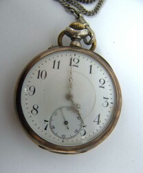 Taschenuhr, 800er Silber (beide Deckel) für den Uhrmacher. Mit ...