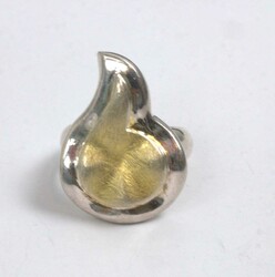 Damenring, 925er Silber, teilweise vergoldet. Ringgröße  ...