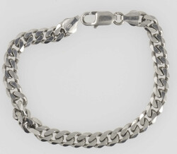 Bracelet, 925 sterling silver, length approx. 20.5 cm