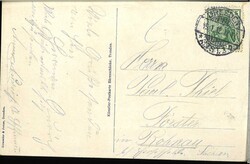 Ansichtskarte Bärenschänke Dresden - Hubertusstube. Gelaufen 1912 ...