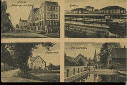 Ansichtskarte "Lehrte.". Mehrfachansicht". Feldpost. Gelaufen 1918 ...