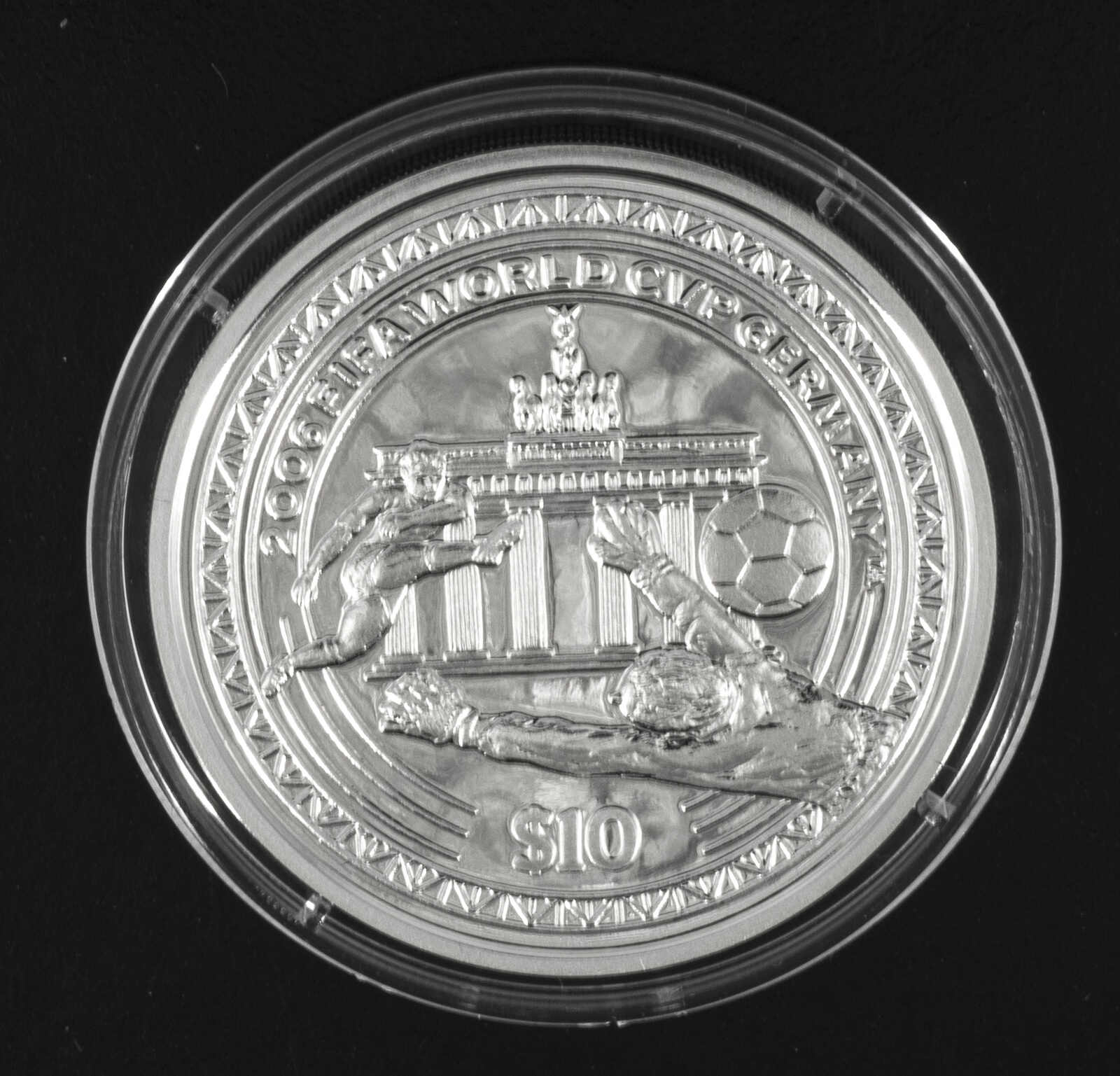 Sierra Leone 2006, 10 Dollar Silbermünze, Durchmesser: ca. 38,6 mm. ...