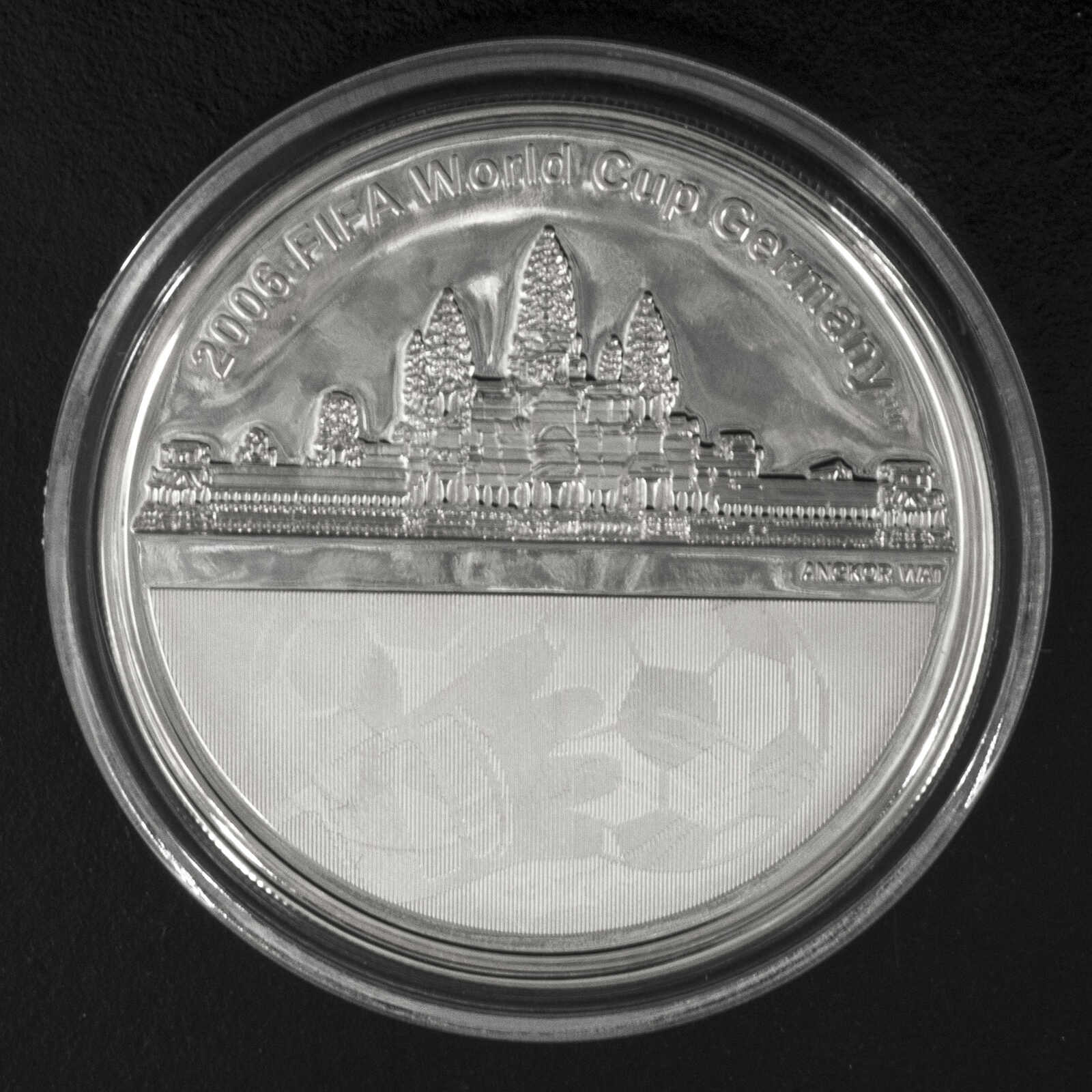 Kambodscha 2004, 3000 Riels Silbermünze FIFA Fußball WM 2006 in ...