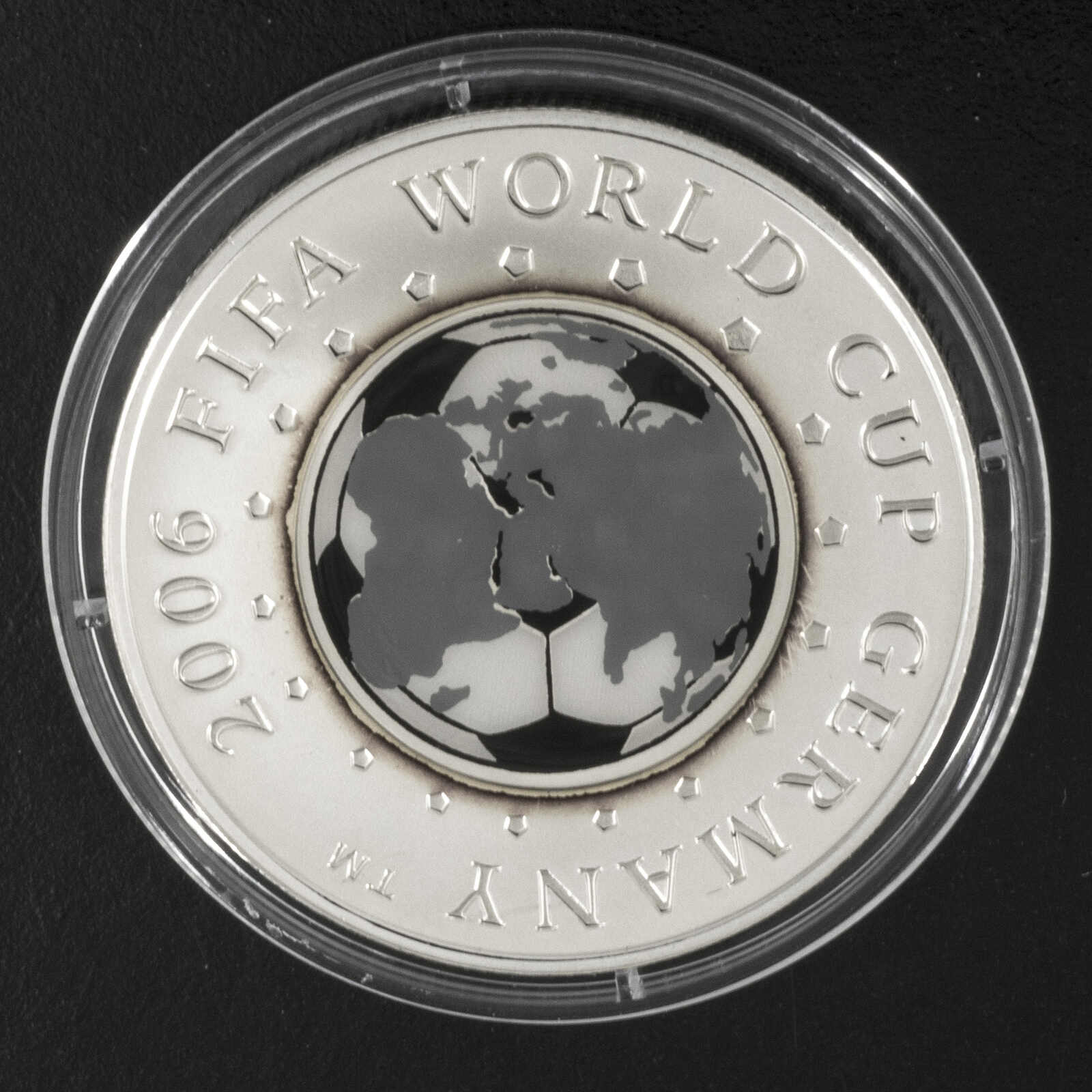 Russland 2005, 20 Rubel - Silbermünze "Fußball WM 2006 in ...