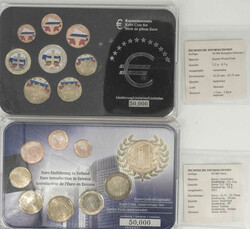 40.90.10.10: Europe - Estonie - pièces en euro - Münzsätze