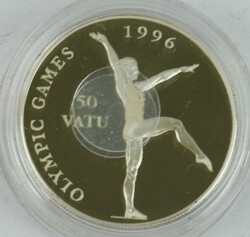 Vanuatu, 50 Vatu, 1994, 925er Silber, polierte Platte, gekapselt. ...