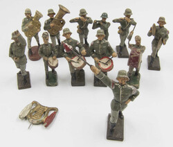 Lineol, Konvolut Massefiguren, Musiker Wehrmacht, überwiegend ...