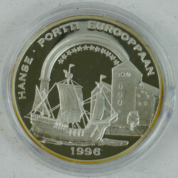 Finnland 20 ECU, 1996 "Hanse Portti Eurooppaan". ...