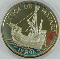 Spanien, 5 ECU, 1996 "Segler / Coca de Mataro". ...