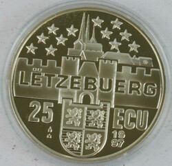 Luxemburg 25 ECU, 1997 "Adolphe Grand-Duc De Luxembourg 1817 - 1905". ...