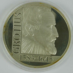 Niederlande, 25 ECU 1995 "Beatrix Grotius". GekapseltAutomatically ...