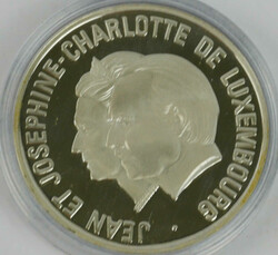 Luxemburg, 25 ECU 1995 "Jean et Josephine - Charlotte de Luxembourg". ...