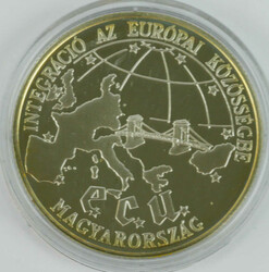 Ungarn, 500 Forint 1993 "Europakarte". GekapseltAutomatically ...