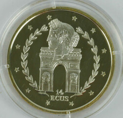 Gibraltar, 14 ECUS 1995 "Elizabeth II.". GekapseltAutomatically ...