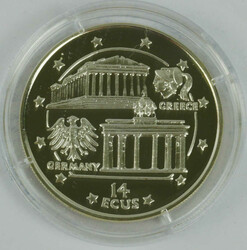 Gibraltar, 14 ECUS 1994 "Elizabeth II.". GekapseltAutomatically ...