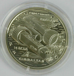 Gibraltar, 14 ECUS 1993 "Elizabeth II.". GekapseltAutomatically ...