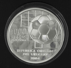 Uruguay 2004, 1000 Pesos Silbermünze, Durchmesser: ca. 40 mm. In ...