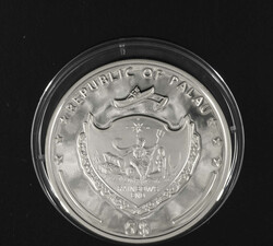 Palau 2007, 5 Dollar - Silbermünze "FIFA World Cup Germany". ...