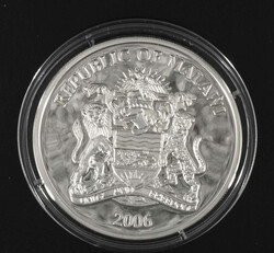 Malawi 2006, 50 Kwacha Silbermünze, Durchmesser: ca. 38,6 mm. In ...
