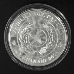Paraguay 2003, 1 Guarani Silbermünze FIFA Fußball WM 2006 in ...