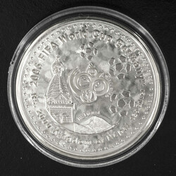 Nepal 2004, 2000 Rupees Silbermünze FIFA Fußball WM 2006 in ...
