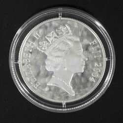 Fidschi 2004, 2 Dollar Silbermünze FIFA Fußball WM 2006 in ...