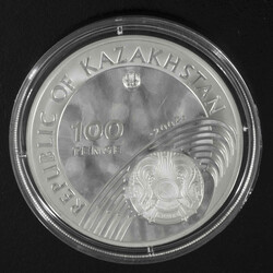 Kasachstan 2004, 100 Tenge Silbermünze FIFA Fußball WM 2006 in ...