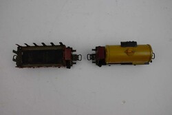 Märklin HO, 1x Rungenwagen mit Bremserhaus 372 sowie 1x ...