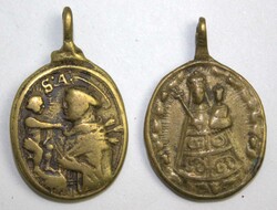 2 Wallfahrtsmedaillen / Pilgerabzeichen aus Bronze, wohl 18. ...