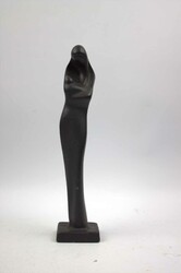 Figur "Madonna mit Kind" am Stand +GF+, Gusseisen geschwärzt. Höhe ...