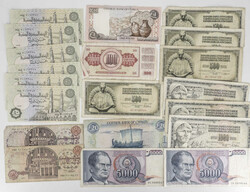 Jugoslawien / Zypern / Ägypten, Lot Banknoten.