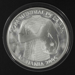 Ecuador, 25.000 Sucres - Silbermünze "Fußball WM 2006 in ...