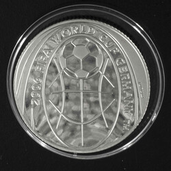 Italien 2006, 5 Euro - Silbermünze "Fußball WM 2006 in Deutschland" ...