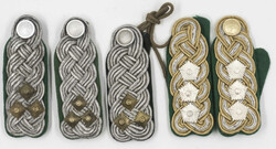 Konvolut Schulterstücke der Volkspolizei, dabei Generaloberst.