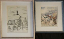 30: Watercolours, Drawings
