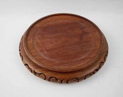 Dekorativer Holzsockel, Durchmesser ca. 28 cm, Höhe ca. 5,5 ...