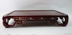 Dekorativer Holzsockel, Länge ca. 48 cm, Tiefe ca. 30 cm, Höhe ca. ...