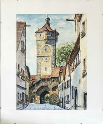 100.70: Paintings, Watercolours Contemporaneus Art