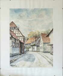 100.70: Paintings, Watercolours Contemporaneus Art