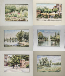 30: Watercolours, Drawings
