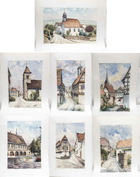 30: Aquarelle, Zeichnungen