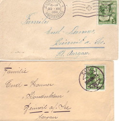 7999: Schweiz - Briefe Posten